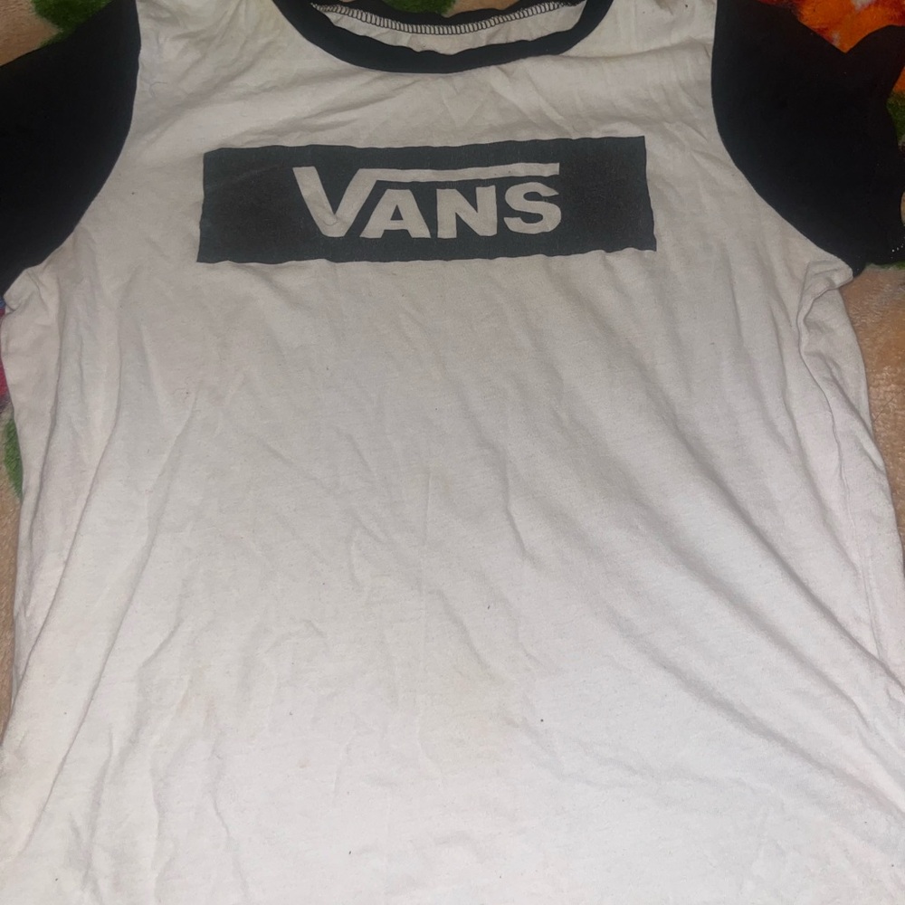Vans Monochrome Logo Raglan Tee